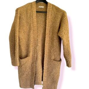 Ruby Moon long line grandpa style open cardigan
